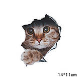 Наклейка на авто AIWA Кіт 3d 02136, фото 2