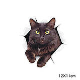 Наклейка на авто AIWA Кіт 3d 02137, фото 2