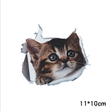 Наклейка на авто AIWA Кіт 3d 02141, фото 2