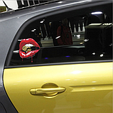 Наклейка на авто AIWA Губи з кулею 3d 02153, фото 3