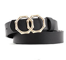 Ремінь жіночий NUOYA чорний 02182