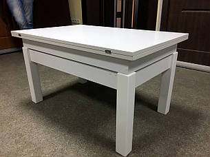 Стіл трансформер ФЛАЙ Fusion Furniture, колір білий гладкий, фото 2