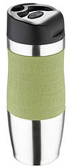 Термокружка Bergner Vacuum Travel 400 мл, оливкова 5958-BG-OL