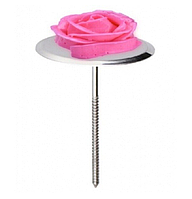 Цвях кондитерський для створення квітів Металевий цвях для троянд з крему D 3,2 cm L 7 cm