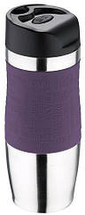 Термокружка Bergner Vacuum Travel 400 мл, фіолетова 5958-BG-PU