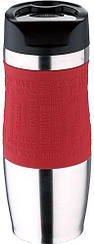 Термокружка Bergner Vacuum Travel 400 мл, червона 5958-BG-RD