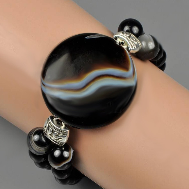 Браслет із Уругвайського Агата, фото 1