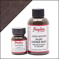 Краска для кожи Angelus Dark Brown (темно-коричневый)