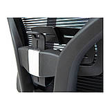 Крісло офісне Riсhman Роджер сітка чорне з підголовником, фото 7