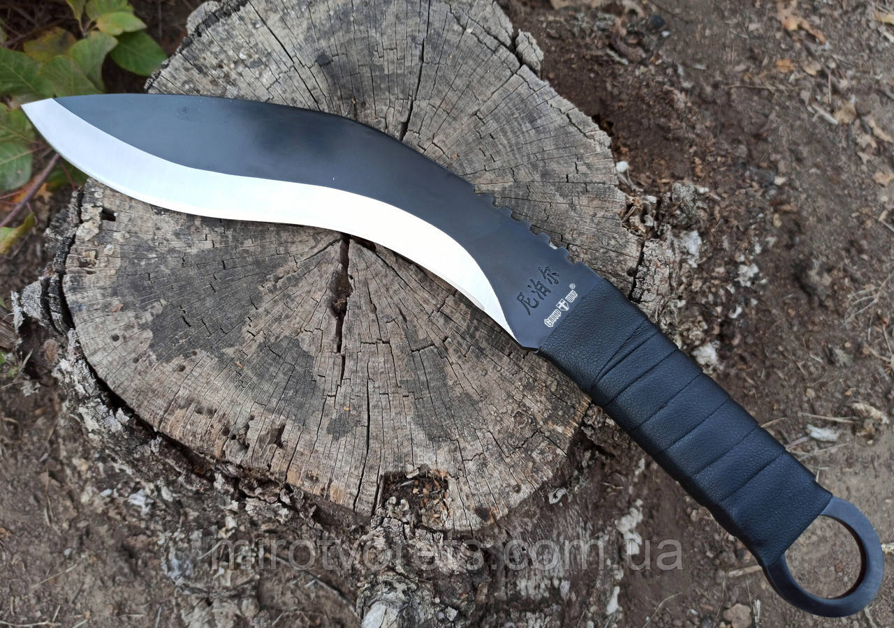 Ніж кукрі Kukri Mini Black Ring 420 GW xn21 мачете grand з кільцем