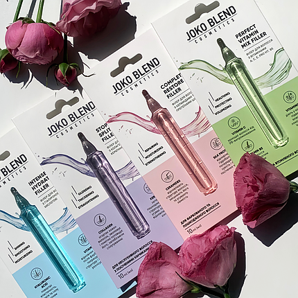 Філер для волосся Stop Split Ends Filler Joko Blend 10 мл, з колагеном для неслухняного волосся, фото 2