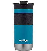 Контиго термос термокружка термочашка бирюзовая 473мл Contigo SNAPSEAL Byron Mug 16 oz