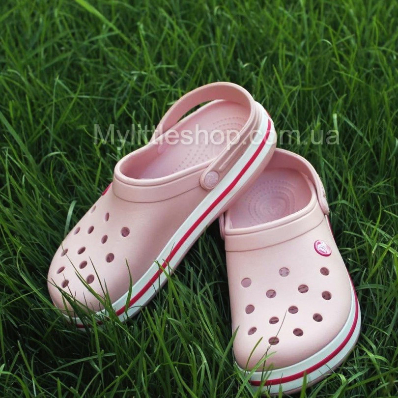 Сабо Crocs Crocband Clog 42 р 27-27.5 см Рожеві 11016-6MB-M9/W11 Pearl, фото 1