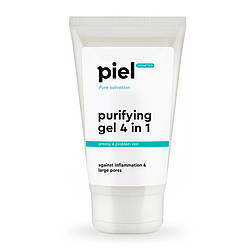 Purifying Gel Cleaner 4 in 1 Очищаючий гель для вмивання проблемної шкіри, 150 мл Piel Cosmetics