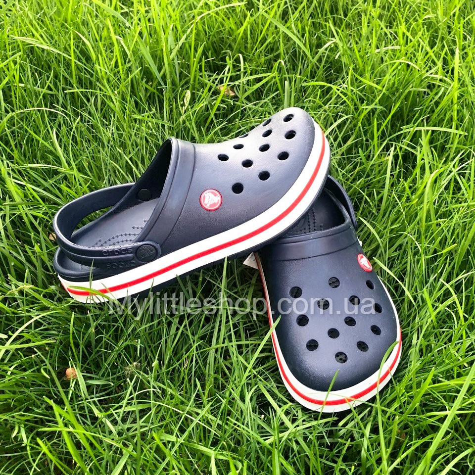 Сабо Crocs Crocband Clog 43 р 27.7-28.2 см Темно сині 11016-410-M10/W12 Navy