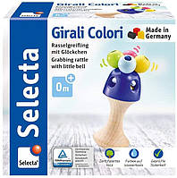 Деревянная погремушка для младенцев Selecta Girali Colori (61062)