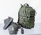 🔥 Тактичний рюкзак, військовий "Ultimatum Laser RT-12" (олива) на 35 літрів, армійський, EDC, фото 8