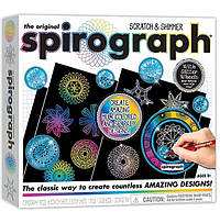 Спирограф мерцающий неоновый Spirograph Scratch Shimmer