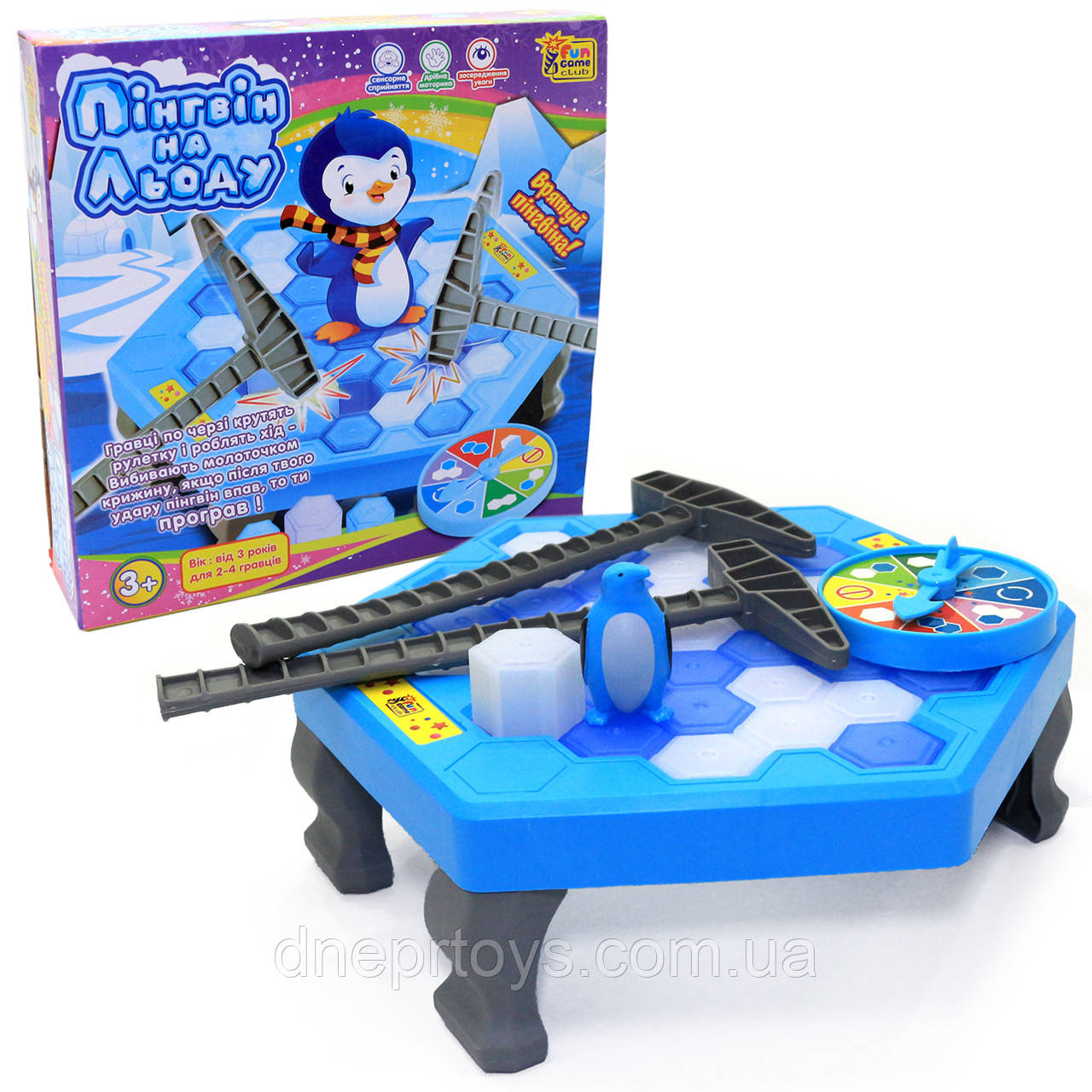 Настольная игра Fun Game «Пингвин на льду» (Пінгвін на льоду) 7326, фото 1
