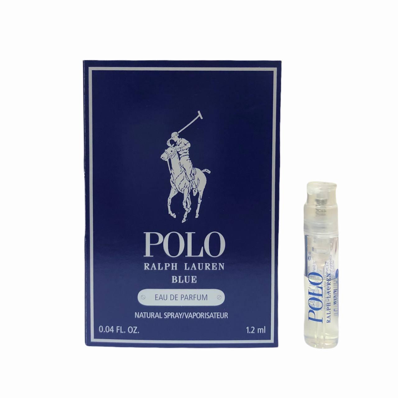 Чоловіча парфумована вода Ralph Lauren Polo Blue 1,2ml пробник оригінал, свіжий деревний фужерний аромат