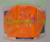 Шапочка для плавання для довгого волосся (колір оранжевий, малюнок зірочки), фото 4