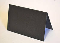 Ценник Tetris металлический V-образный меловой черный 9х9