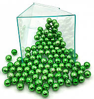 Посыпка шарики зеленые перламутровые 7 мм, 50 грамм
