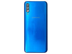 Задня кришка Samsung A50 2019 A505 Blue сервісний оригінал з розбирання (з потертостями)