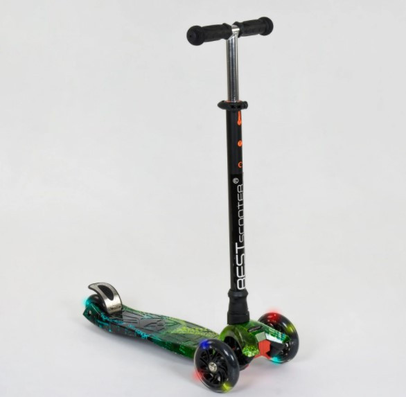 Самокат Best Scooter MAXI А 25462 /779-1317 трубка керма алюмінієва, зі світними колесами