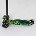 Самокат Best Scooter MAXI А 25462 /779-1317 трубка керма алюмінієва, зі світними колесами, фото 4