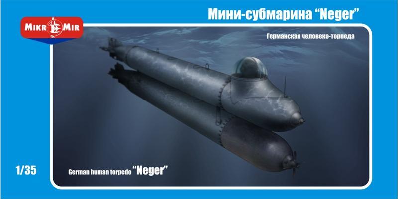Пластикова модель 1/35 Mikro Mir 35-001 німецька міні-субмарина Neger