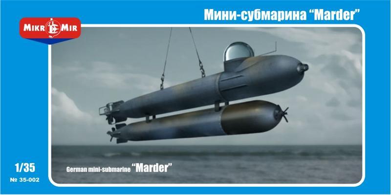 1/35 Mikro Mir 35-002 німецька міні-субмарина Marder
