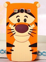 Силиконовый чехол "Тигр" на Samsung S3