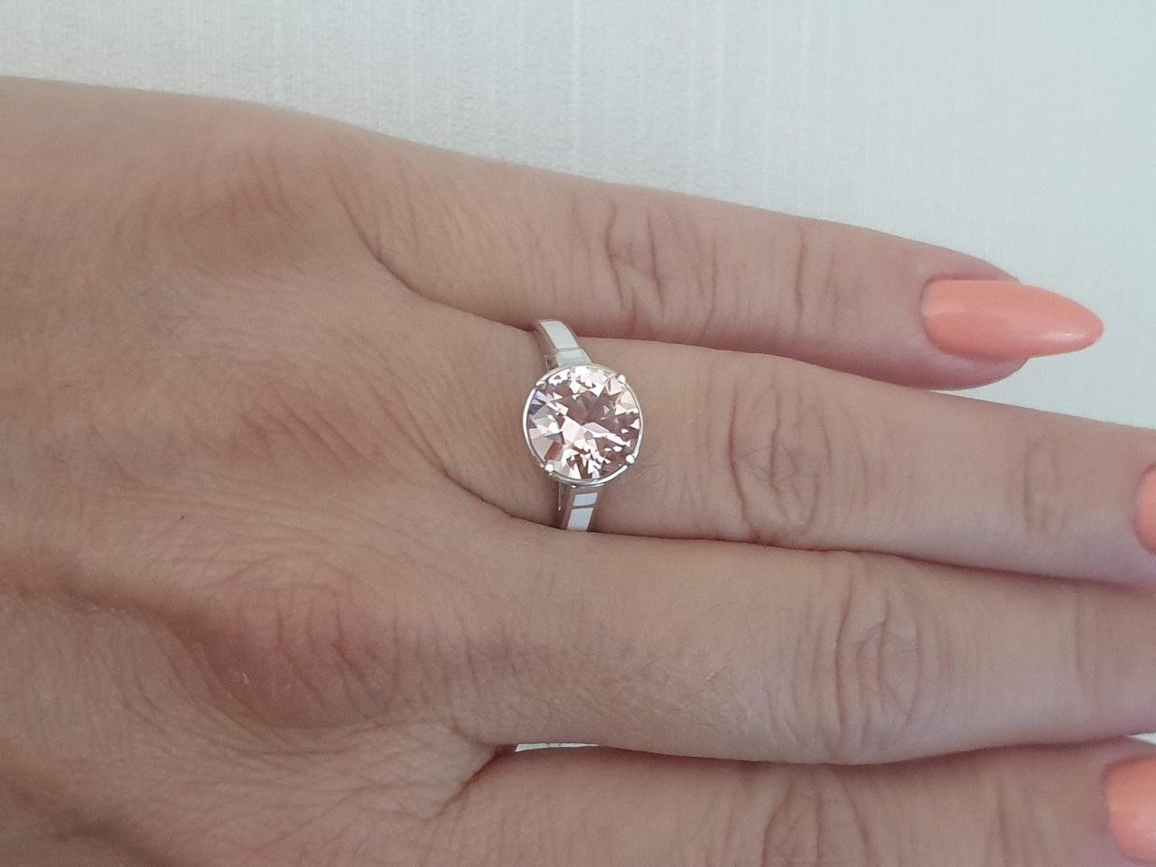 Срібний перстень з нанокристлаом. 330114А