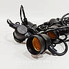 Вулична гірлянда Belt-Light 5M-10П new 10*Е27 ІР65 белт-лайт (крок 50см, 5м+3м шнур з вилкою, ан. CL50-8) біла, фото 6