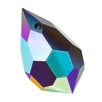 Хрустальні підвіски 681 Preciosa (Чехія) 6х10 мм Jet AB