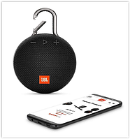 Bluetooth колонка с влагозащитой повышенной прочности JBL CLIP 3 черная