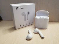 Bluetooth стерео гарнитура MDR Double I7S TWS BT с кейсом в стиле apple iphone