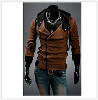 Толстовка , реглан, куртка M-4XL код 9 коричневая