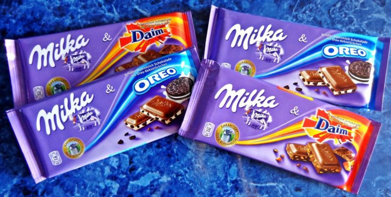 Шоколад молочный Milka Oreo (милка с ванильным печеньем), 100 гр - фото 2 - id-p223688905