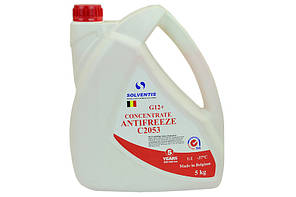 Антифриз червоний 5 л -37 ° С концентрат (1:1) G12 + Solventis