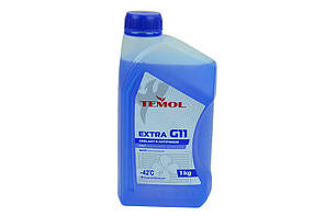 Антифриз синій 1 л -42 ° С G11 TEMOL Extra