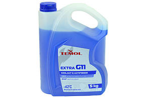 Антифриз синій 5 л -42 ° С G11 TEMOL Extra