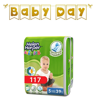 Підгузки дитячого Helen Harper Soft Dry 5 Junior (11-25 кг) 120 шт