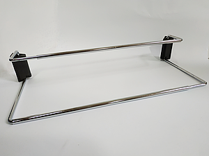 Полиця під взуття з заднім кріпленням регулююча 450-800 хром