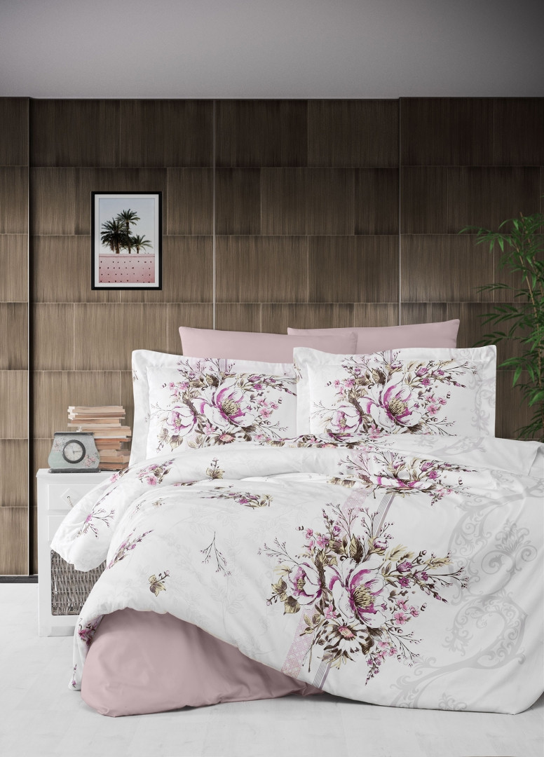Турецьке Постільна Білизна La Romano Cotton Satin Dolly Powder
