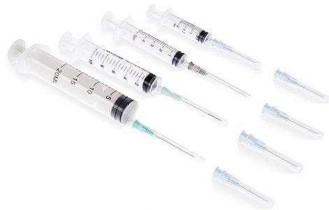 Шприц одноразовий трьохкомпонентний  5 мл з голкою 21G та 22G x 1 1/2