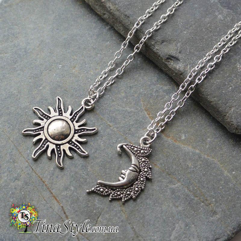 Подвеска кулон  для двоих влюбленных или друзья для двоих ВFF парные кулоны, фото 1