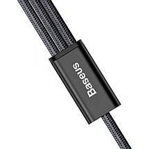 Кабель BASEUS 3in1 CAMLT-SU01 1.2M чорний, фото 4