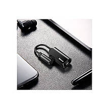 Перехідник Baseus CATL45-01 Type-C to C & 3.5 mm jack L45 Black, фото 4